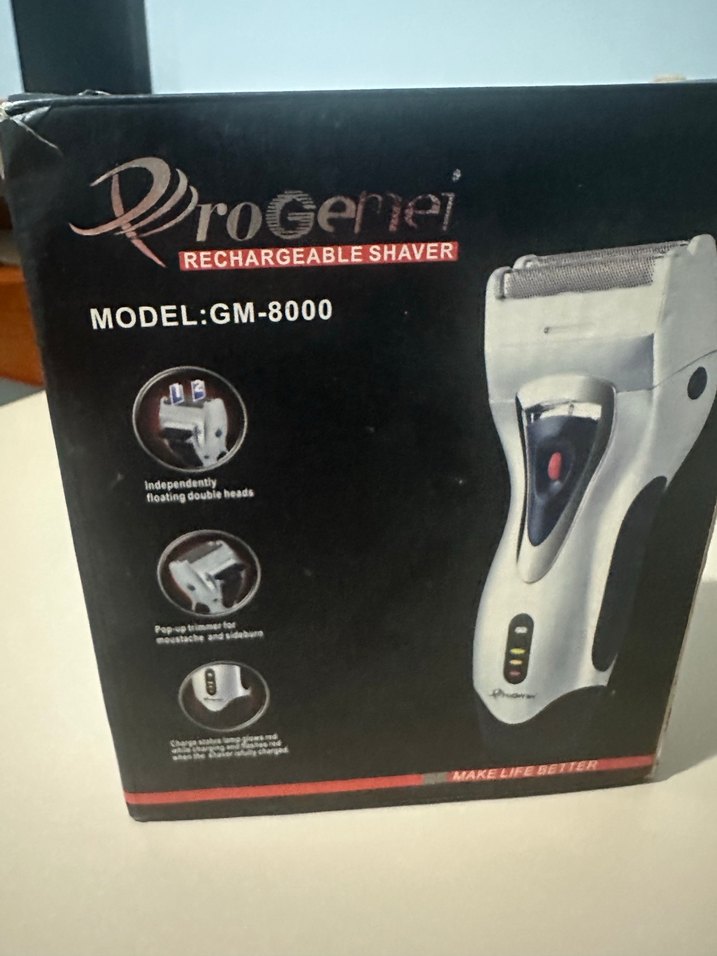 Şarjlı ProGemei GM-8000 Erkek Tıraş Makinesi - Görsel 2