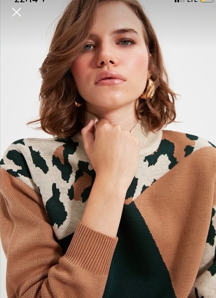 Kadın kazak s m beden - Görsel 2