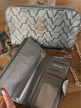  Beden Versace çanta ve cüzdan takımı sıfır ürün