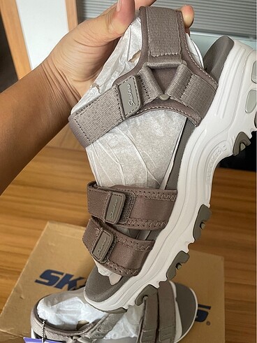 36 Beden camel Renk Skechers sandalet Dlites 36 numara