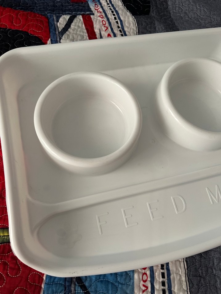 Kedi mama ve su kabı - Görsel 2