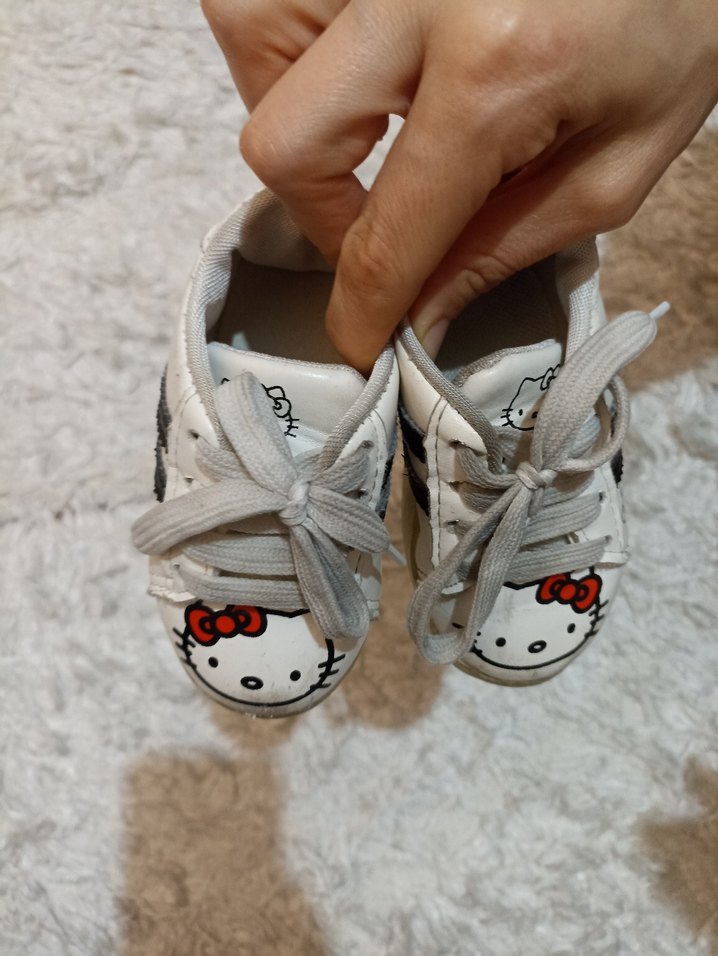 Kız Çocuk Beyaz Hello Kitty Spor Ayakkabı - Görsel 2