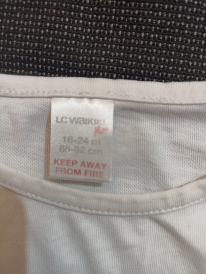 Kız Çocuk Renkli Baskılı Uzun Kollu Tişört - Görsel 2