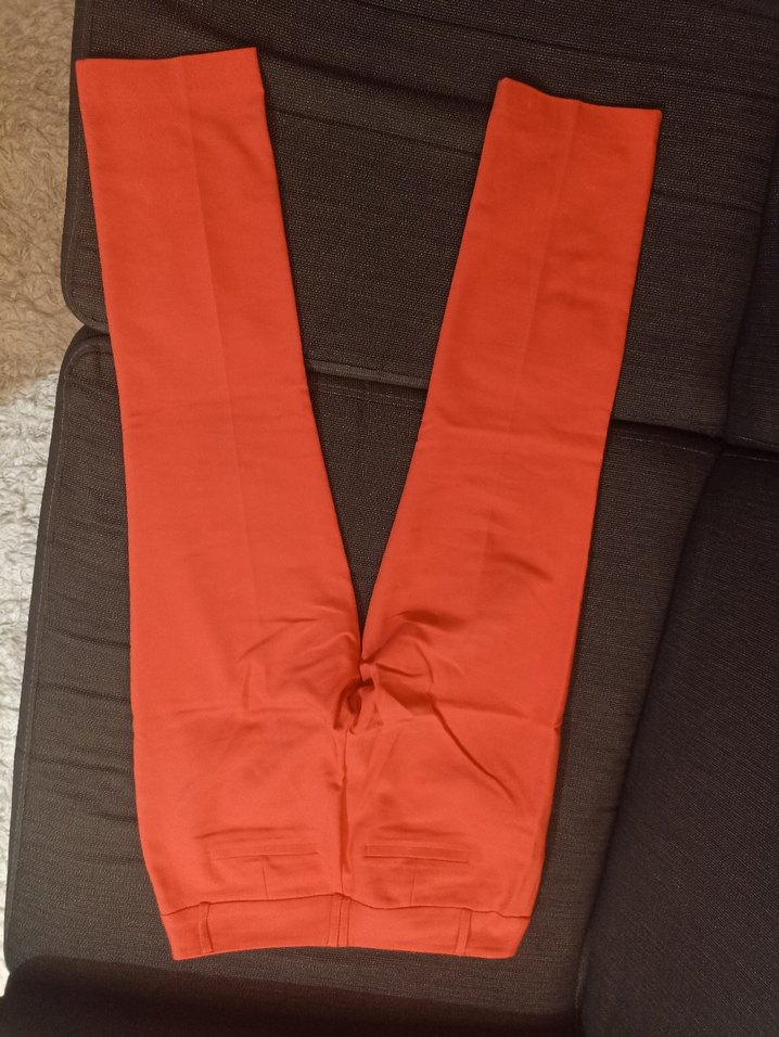 Pembe Kadın Kumaş Pantolon - Görsel 2