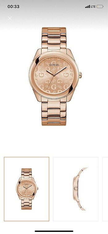 Guess Rose Gold Saat