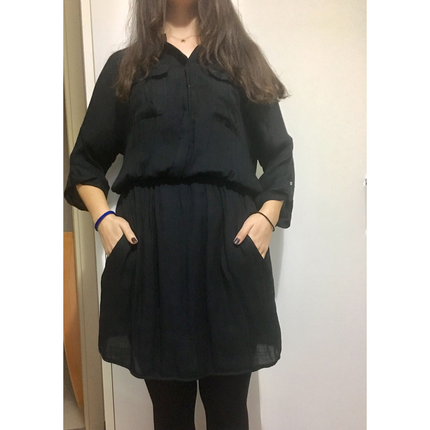 Zara Siyah Elbise 