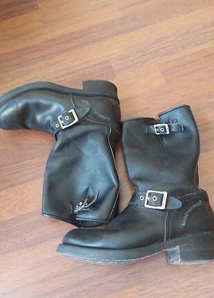 Motorcu Harley Davidson erkek cizme bot 