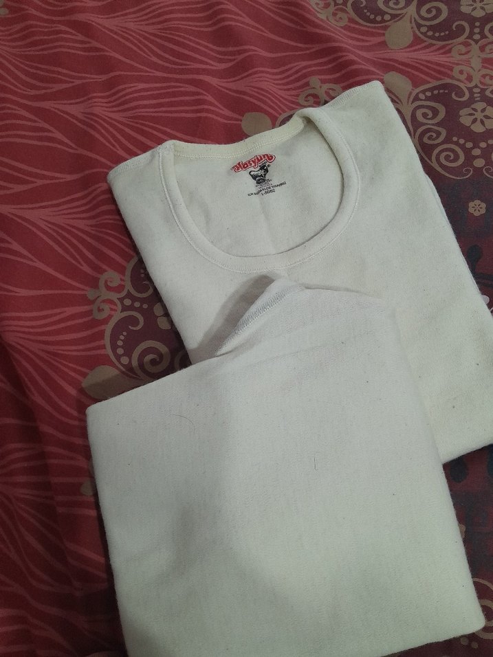 Erkek Beyaz Uzun Kollu Atlet - Görsel 2