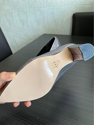 39 Beden gri Renk Tertemiz Topuklu Ayakabı