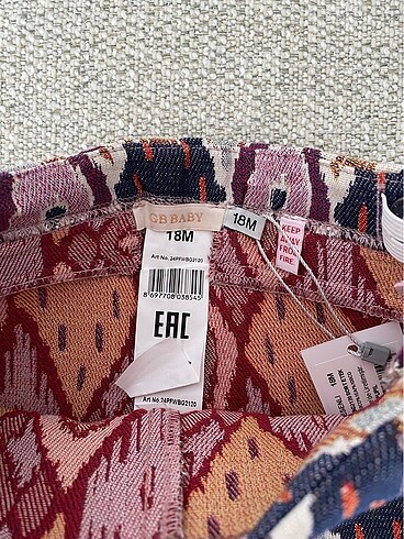 12-18 Ay Beden B&G store şort etek