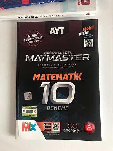 Bekir Avşar Bekosistem MatMaster AYT matematik deneme