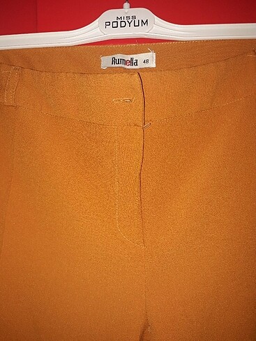 Rumella hardal renk pantolon - Görsel 4