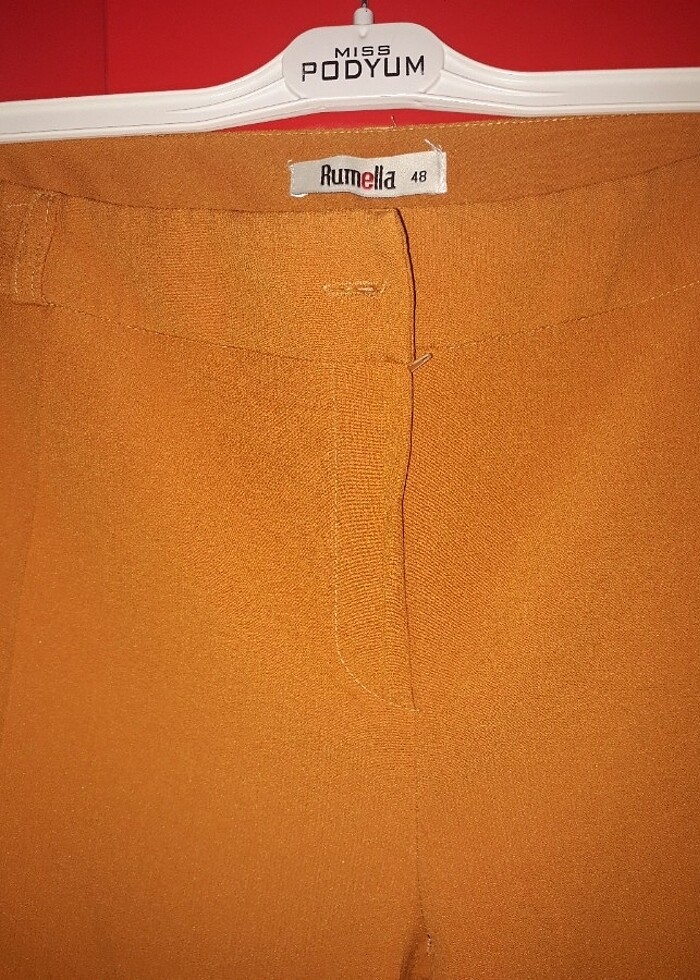 Rumella hardal renk pantolon - Görsel 4