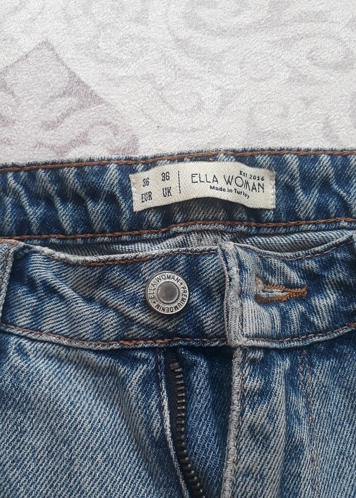 ELLA WOMAN kot jeans - Görsel 4