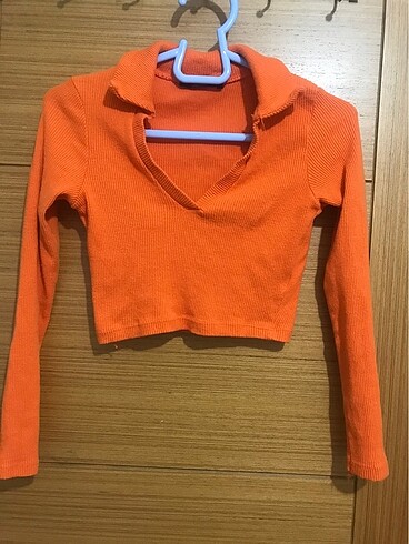 s Beden turuncu Renk Bluz Büstiyer