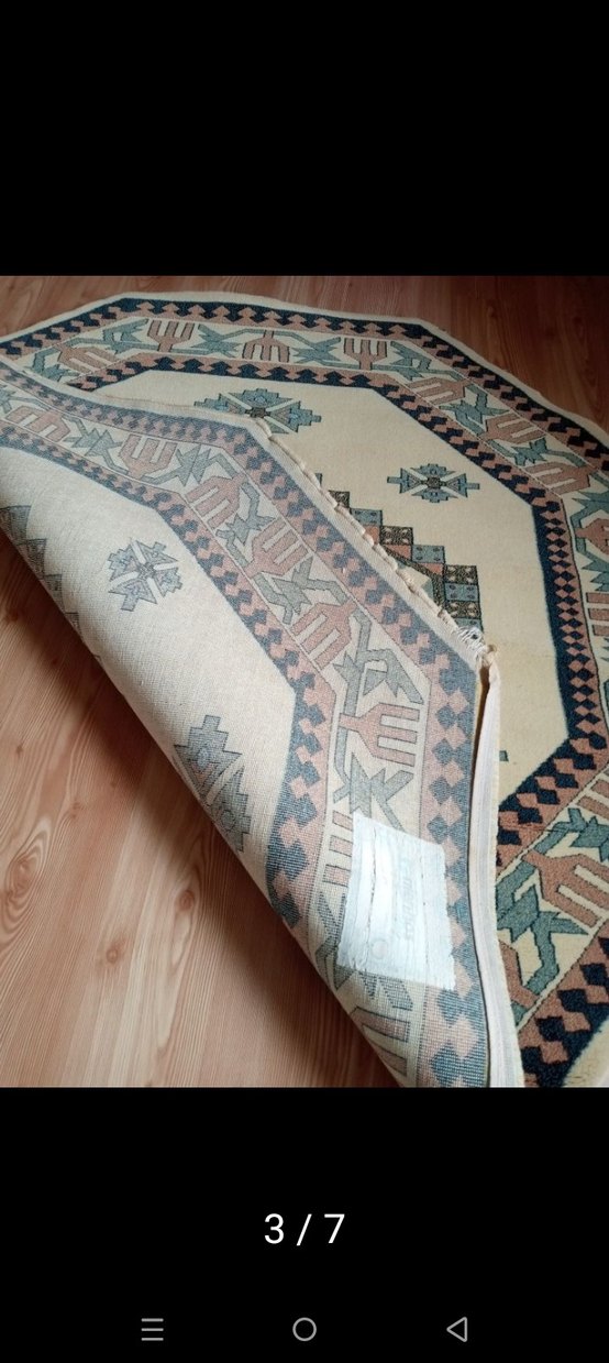 Çok Renkli Desenli Sekizgen Halı - Görsel 2