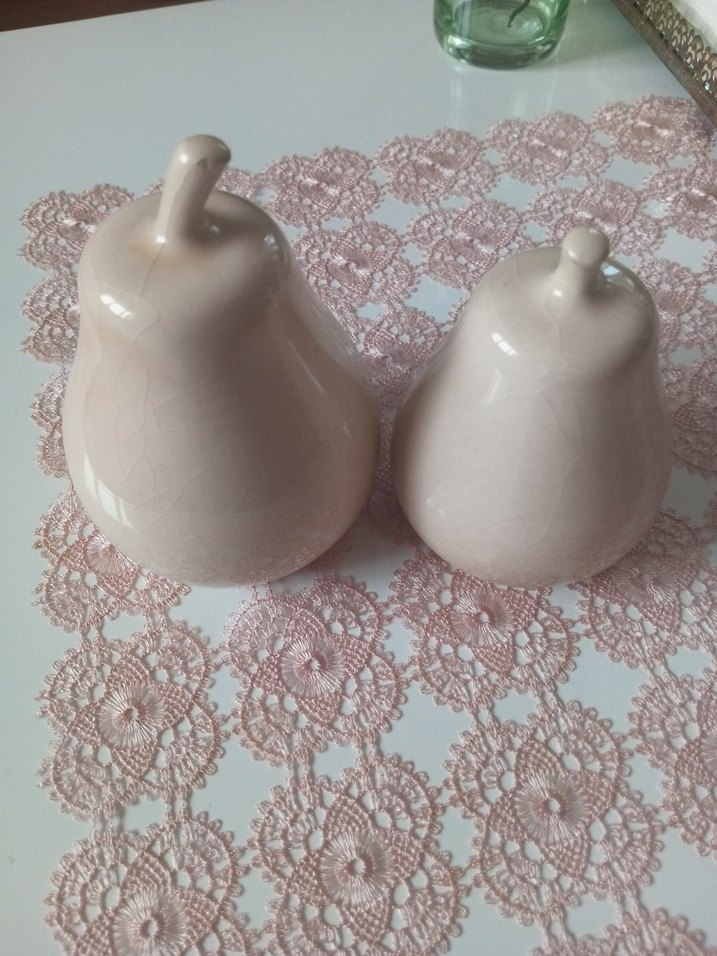 Pastel Beyaz Armut Figürleri - Görsel 3