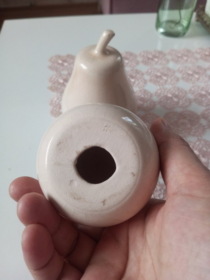 Pastel Beyaz Armut Figürleri - Görsel 2