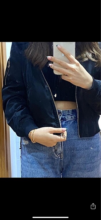 m Beden pull bear bomber ceket