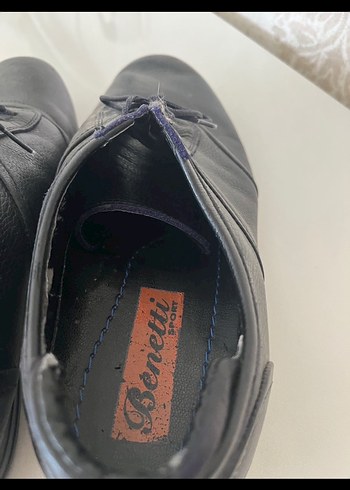 Siyah Spor Ayakkabı deri - Görsel 3