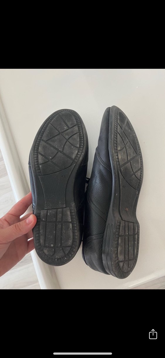 Siyah Spor Ayakkabı deri - Görsel 2