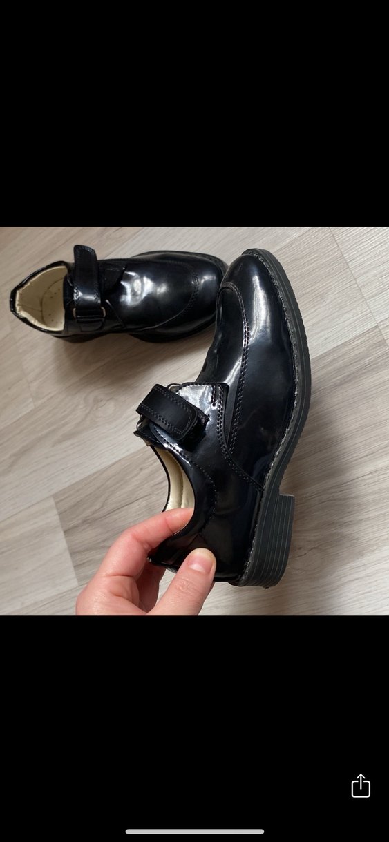 Tokalı Siyah Erkek Çocuk Özel Ayakkabısı - Görsel 2