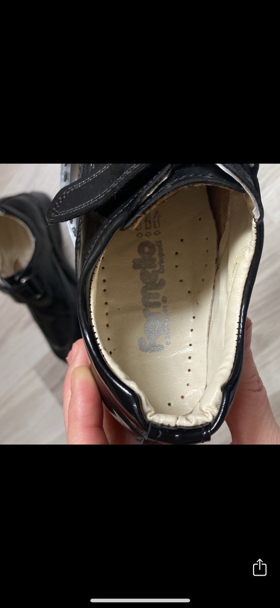 Tokalı Siyah Erkek Çocuk Özel Ayakkabısı - Görsel 3