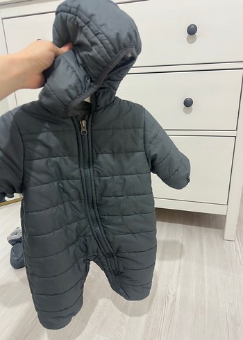 Gri astronot Erkek Bebek Tulum - Görsel 3