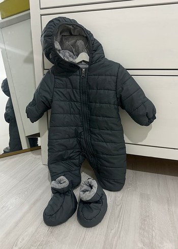 Gri astronot Erkek Bebek Tulum - Görsel 2