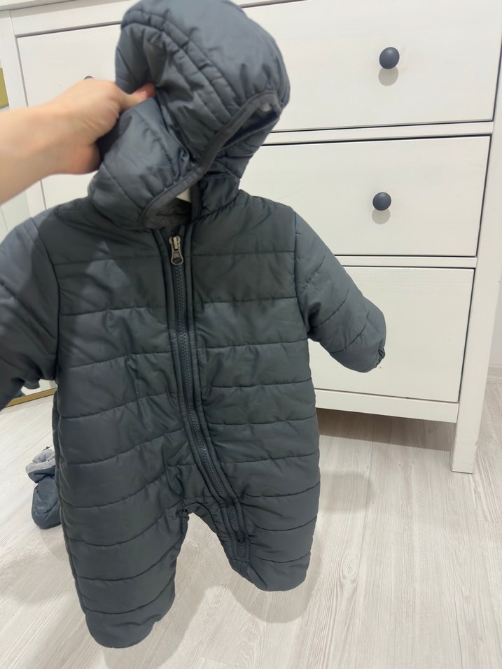 Gri astronot Erkek Bebek Tulum - Görsel 3