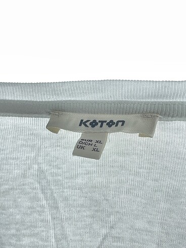 xl Beden beyaz Renk Koton T-shirt %70 İndirimli.