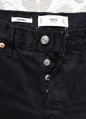 40 Beden siyah Renk Manga yepyeni Jean