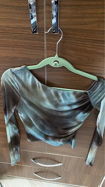 Bershka asimetrik bluz/body