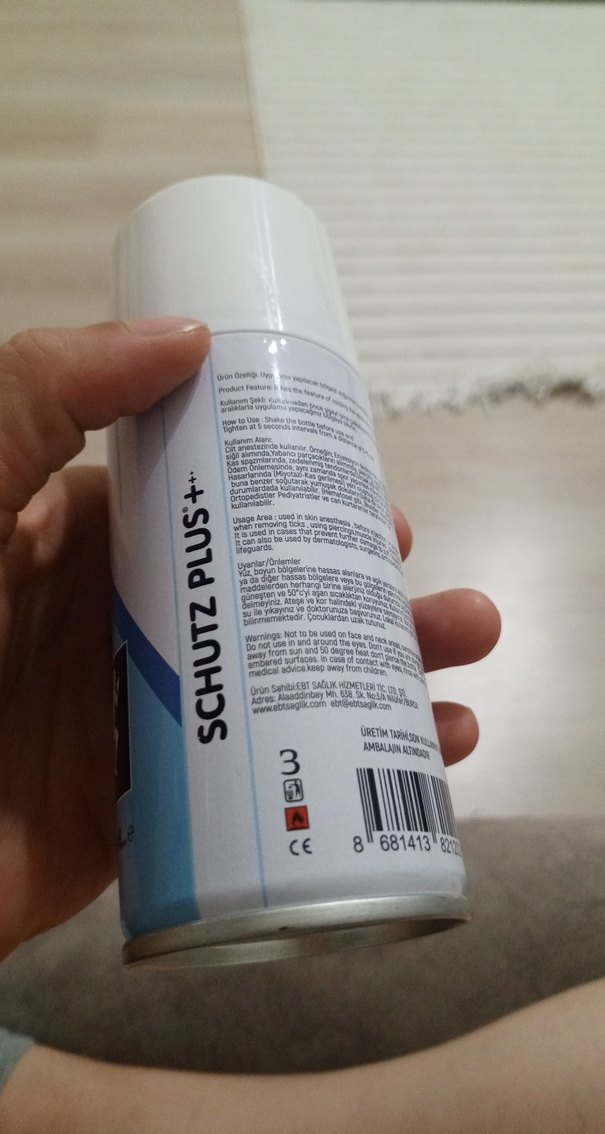 Diger Schutz Plus+ Clorethyl Soğutucu Sprey 150 ml - Görsel 2