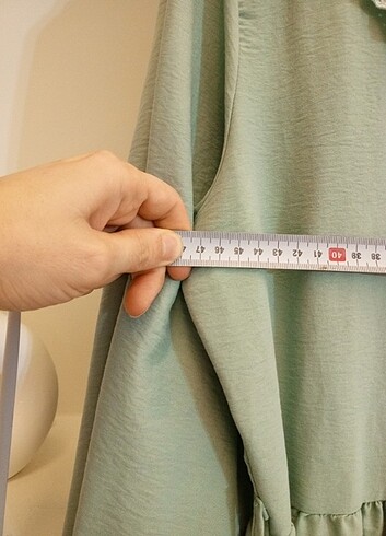 xl Beden yeşil Renk Elbise tesettür