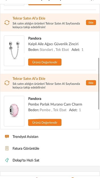  Beden Pandora charm orijinal