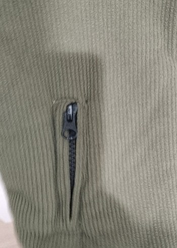 Erkek Çocuk Gri Fermuarlı Sweatshirt - Görsel 3