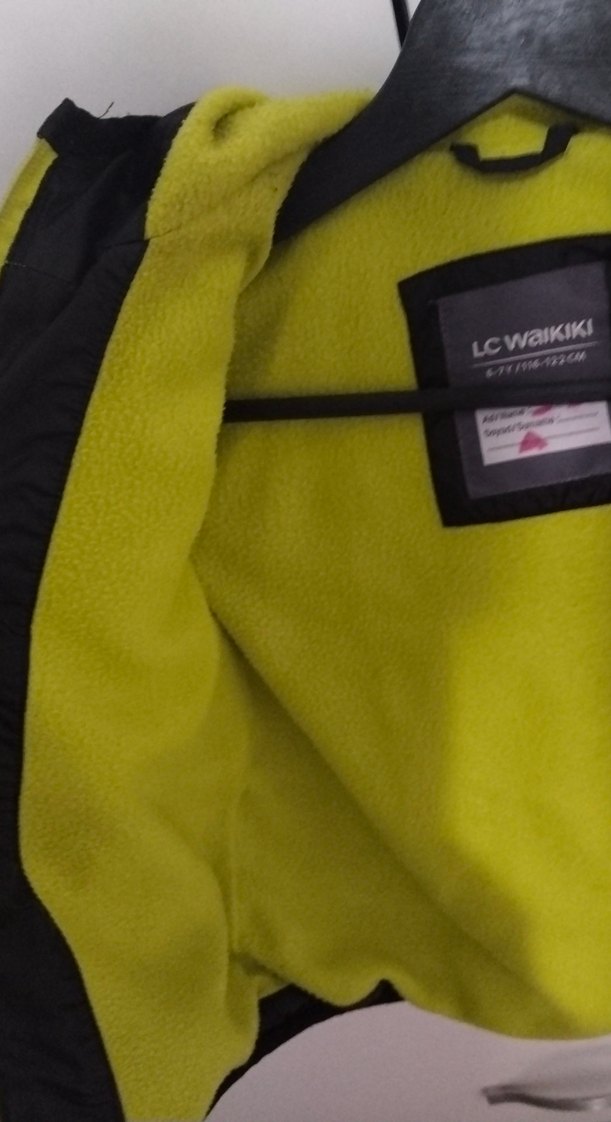 Siyah Erkek Çocuk Fermuarlı Street Wear Mont - Görsel 5