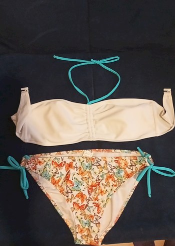 Çok Renkli Bohem Kadın Bikini Takımı