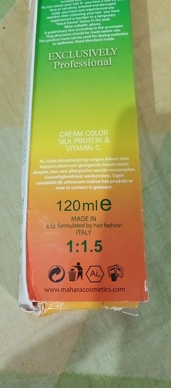 Saç boyası 125 ml. Keratin&C vitamini&zeytinyağı özlü - Görsel 3