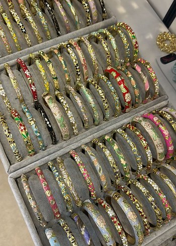 Accessorize Renkli Çiçek Desenli Boncuklu Bohem Bilezik