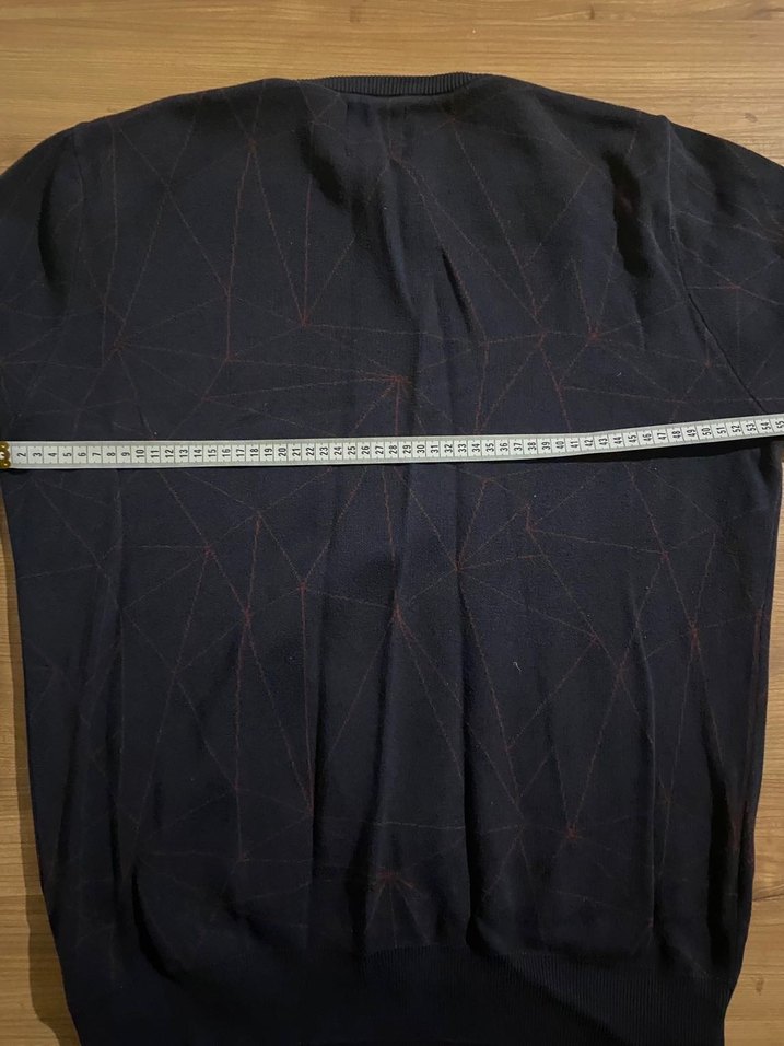 Gri Erkek Bisiklet Yaka Triko Kazak Koton L - Görsel 2