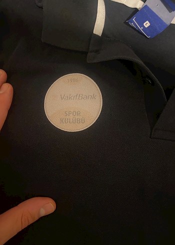 Nike Siyah Erkek Polo Tişört Vakıfbank Antrenör Tişörtü - Görsel 5