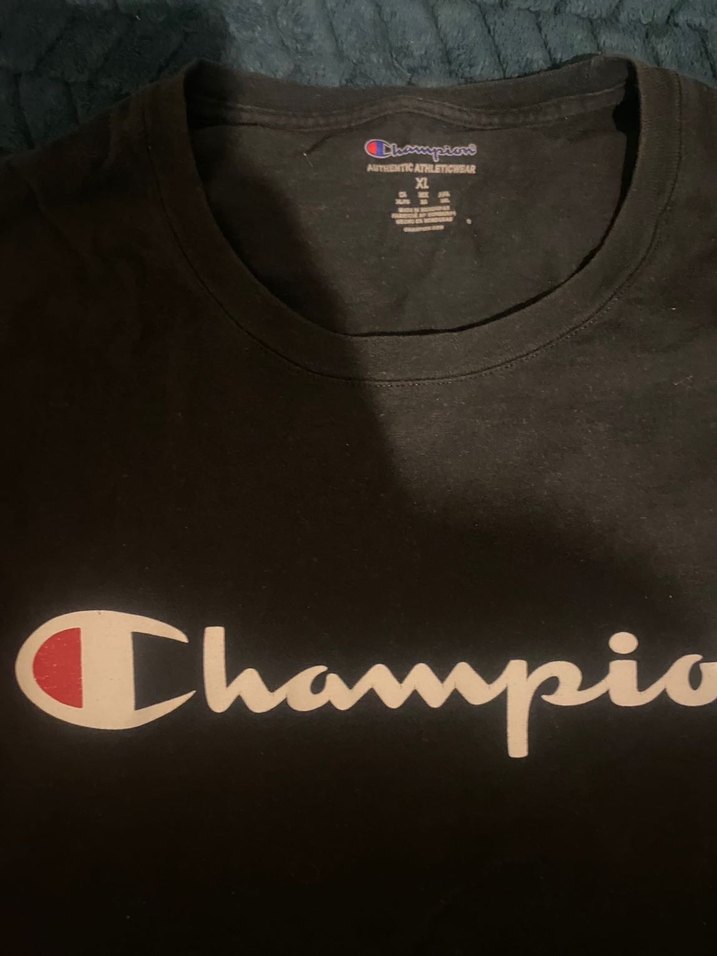 Champion Siyah Erkek Kısa Kollu Tişört Orjinal Xl - Görsel 2