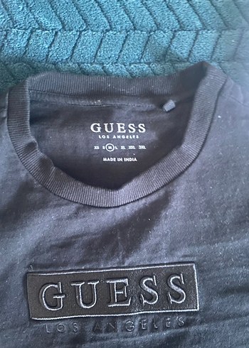 Guess Orjinal Gri Kısa Kollu Erkek Tişört M Ama L olur - Görsel 2