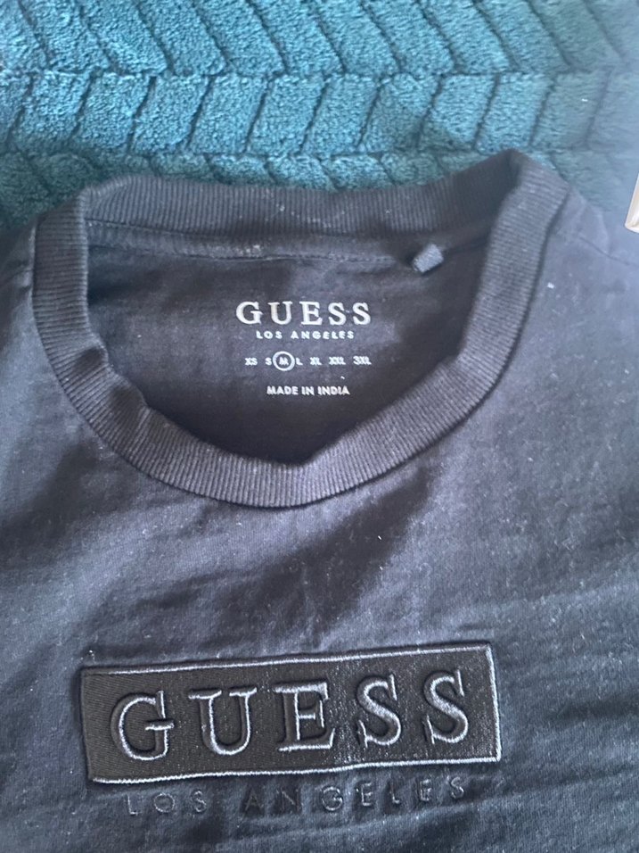 Guess Orjinal Gri Kısa Kollu Erkek Tişört M Ama L olur - Görsel 2