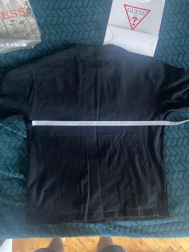 Guess Orjinal Gri Kısa Kollu Erkek Tişört M Ama L olur - Görsel 3