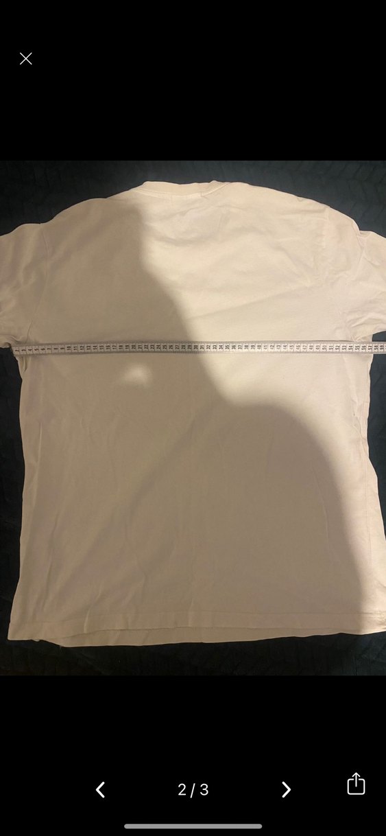 Beyaz Kısa Kollu Basic Tişört Lacoste Orjinal Xl - Görsel 2