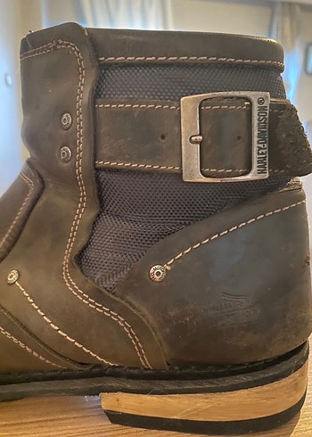 Tokalı Kahverengi Erkek Biker Botları Harley Orjinal 44.5 - Görsel 4