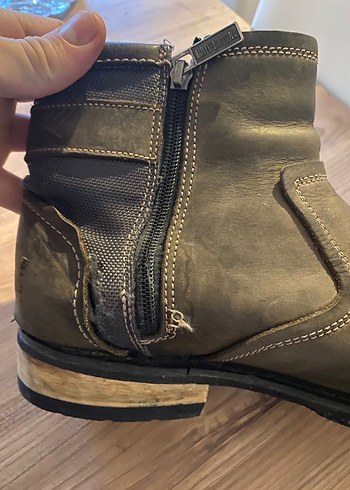 Tokalı Kahverengi Erkek Biker Botları Harley Orjinal 44.5 - Görsel 5